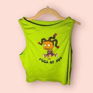 Nickelodeon Rugrats "Full of Joy" Susie Carmichael Neon Tank